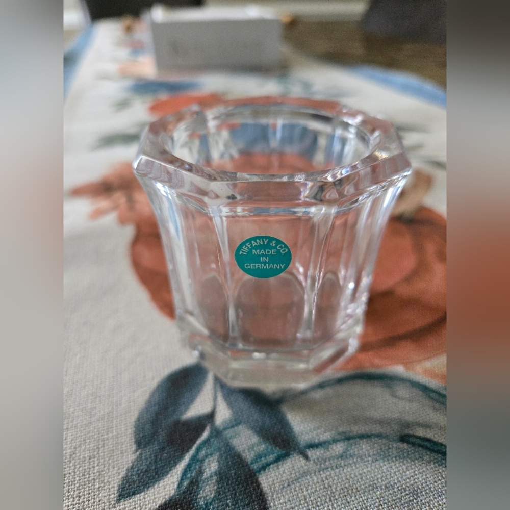 Tiffany & Co. Lead Crystal Votive Candle Holder